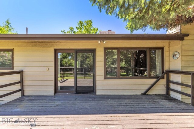117 Henderson St, Bozeman, MT 59715 - view of wooden deck