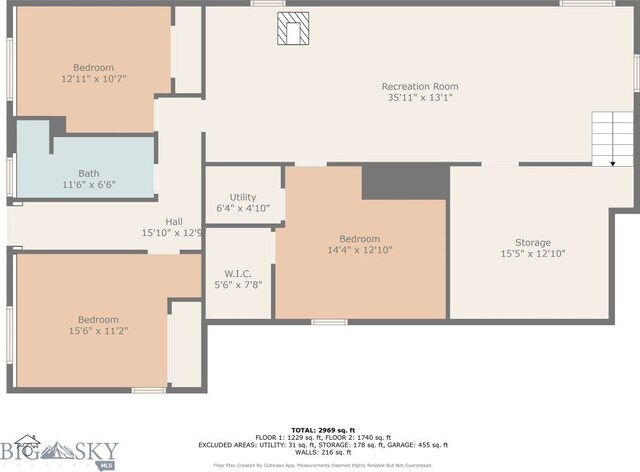 117 Henderson St, Bozeman, MT 59715 - view of floor plan / room layout