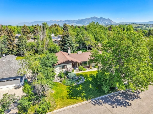 117 Henderson St, Bozeman, MT 59715 - view from above of property with a mountainous background