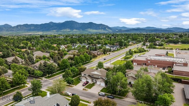 104 S Yellowstone Ave Unit 1, Bozeman, MT 59718 - aerial view of residential area with a mountain backdrop