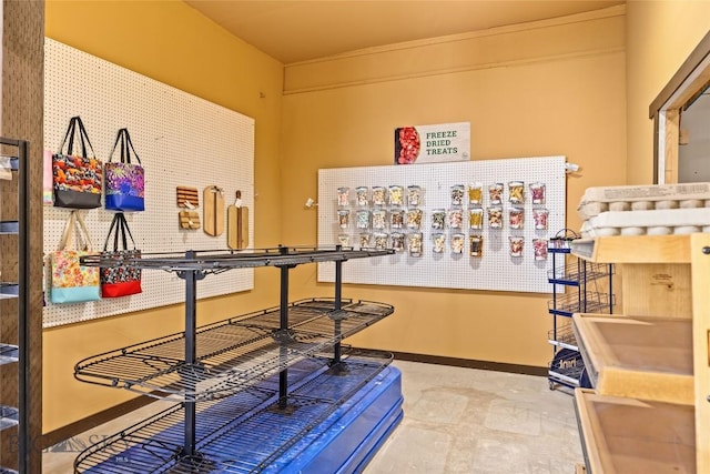 3573 Spain Bridge Rd, Belgrade, MT 59714 - misc room with tile patterned floors and baseboards