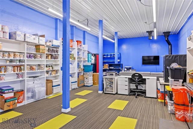 3573 Spain Bridge Rd, Belgrade, MT 59714 - office area with carpet floors