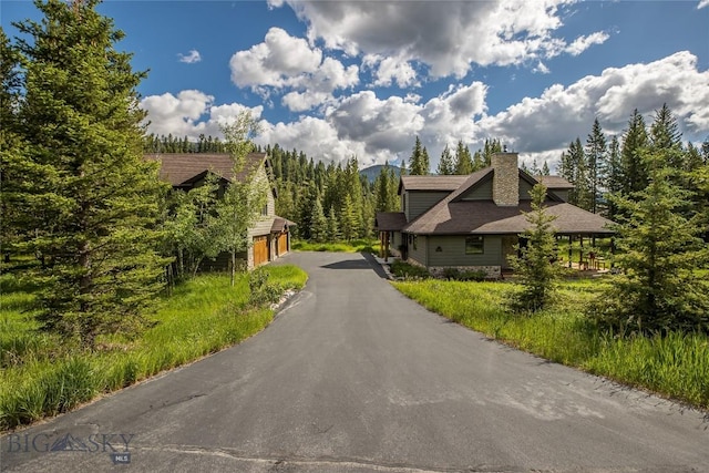 1255 Andesite Rd, Big Sky, MT 59716 - view of asphalt driveway