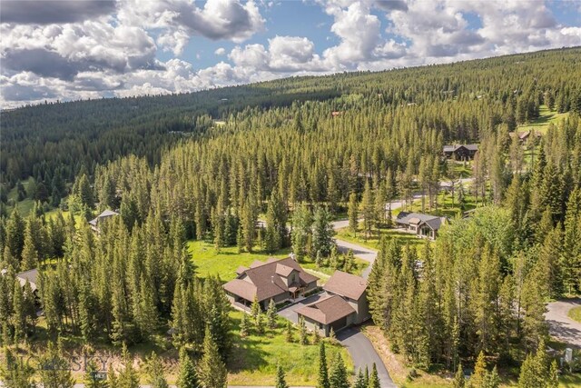 1255 Andesite Rd, Big Sky, MT 59716 - aerial view of a heavily wooded area