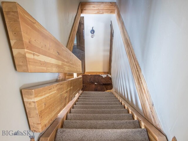1255 Andesite Rd, Big Sky, MT 59716 - view of stairway