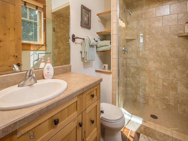 725 Sandhill Rd, Big Sky, MT 59716 - bathroom featuring vanity and tiled shower
