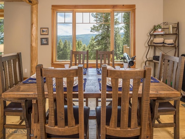725 Sandhill Rd, Big Sky, MT 59716 - dining area featuring wood finished floors