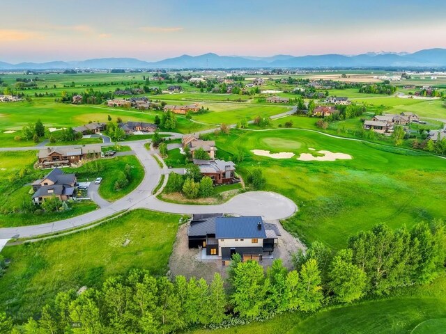 33 Leachman Ln, Bozeman, MT 59718 - aerial view of mountains and a local golf course