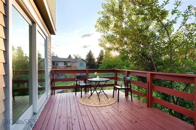 8373 Goldenstein Ln, Bozeman, MT 59715 - view of wooden terrace