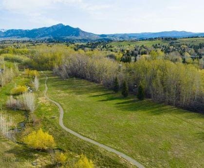 8373 Goldenstein Ln, Bozeman, MT 59715 - aerial view of a mountain backdrop