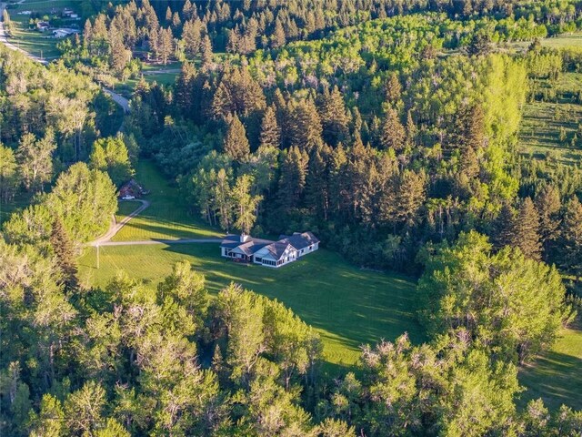 13011 Cottonwood Canyon Rd, Bozeman, MT 59718 - aerial overview of property's location featuring a forest