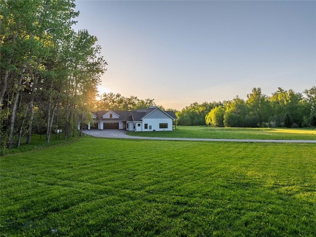 13011 Cottonwood Canyon Rd, Bozeman, MT 59718 - view of green lawn with driveway