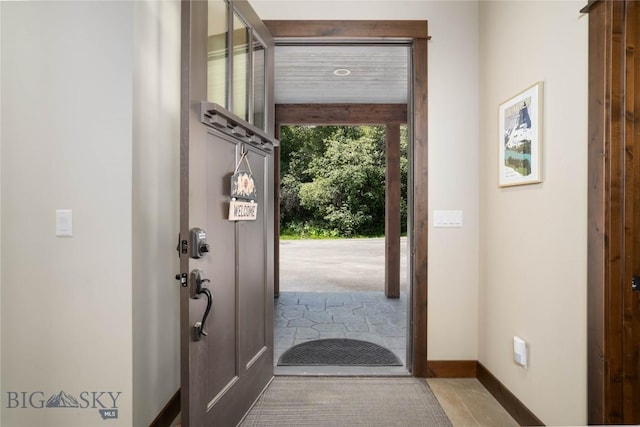 13011 Cottonwood Canyon Rd, Bozeman, MT 59718 - entrance foyer featuring baseboards