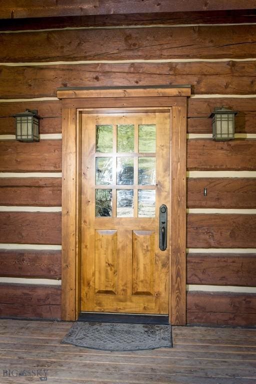 8337 Lamar Trl, Lolo, MT 59847 - entrance to property