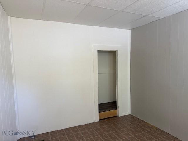 308 E 4th St, Anaconda, MT 59711 - spare room with a paneled ceiling