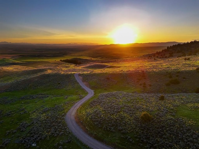 FourBarRanches Corbly Gulch, Belgrade, MT 59714 - aerial view at dusk of a mountain view