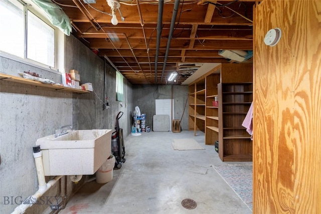 400 E 9th Ave, Big Timber, MT 59011 - below grade area with a sink