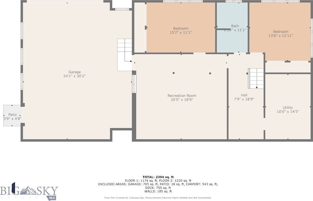 145 Spring Creek Hills Rd, Livingston, MT 59047 - view of floor plan / room layout