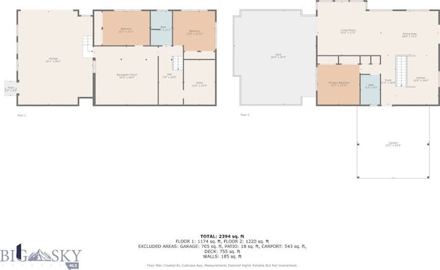 145 Spring Creek Hills Rd, Livingston, MT 59047 - view of home floor plan