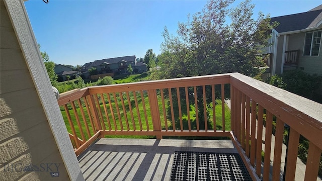 835 Forestglen Unit H, Bozeman, MT 59718 - view of wooden terrace