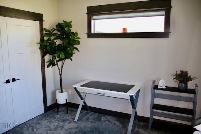 176 Travelers, Manhattan, MT 59741 - office featuring dark carpet and baseboards
