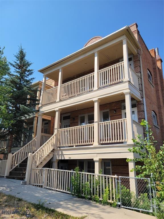 1043 W Galena St, Butte, MT 59701 - view of building exterior with stairs