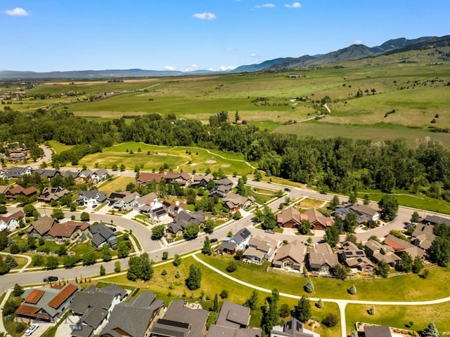 2497 Northview, Bozeman, MT 59715 - aerial view of residential area with a mountain backdrop
