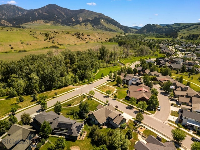 2497 Northview, Bozeman, MT 59715 - aerial perspective of suburban area with a mountainous background
