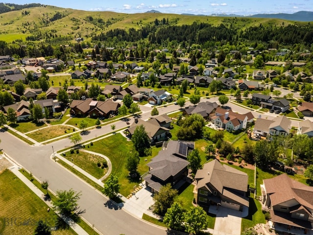 2497 Northview, Bozeman, MT 59715 - aerial perspective of suburban area featuring mountains