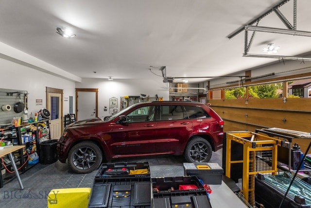 2497 Northview, Bozeman, MT 59715 - garage featuring a garage door opener