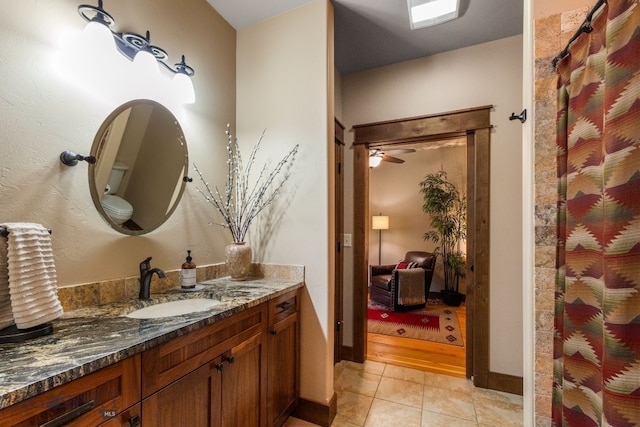 2497 Northview, Bozeman, MT 59715 - bathroom featuring vanity and tile patterned flooring