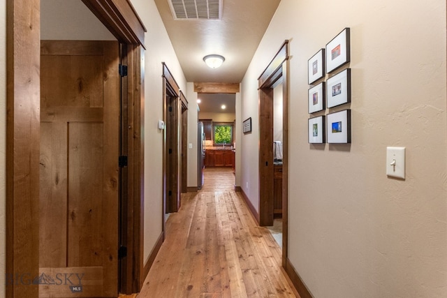 2497 Northview, Bozeman, MT 59715 - hall with light wood-type flooring and baseboards