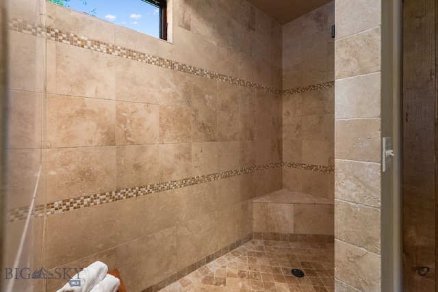 2497 Northview, Bozeman, MT 59715 - bathroom featuring a tile shower
