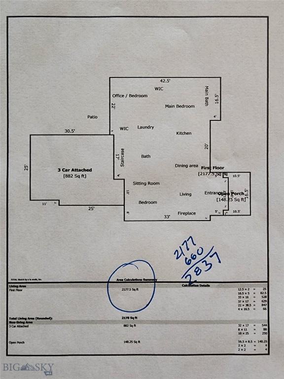 2497 Northview, Bozeman, MT 59715 - view of room layout