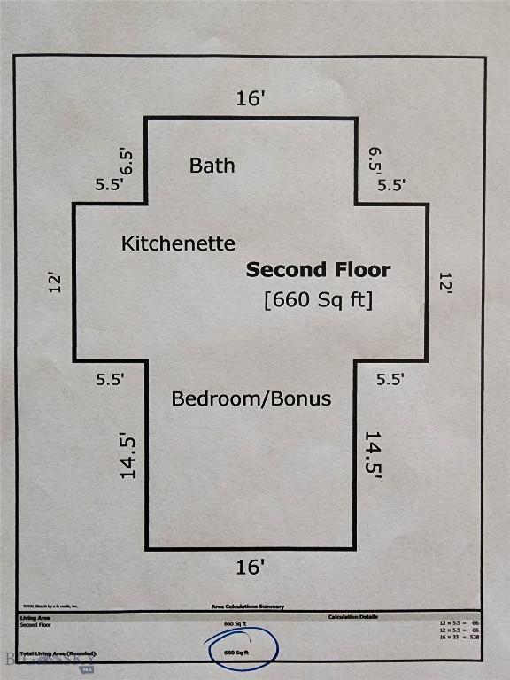 2497 Northview, Bozeman, MT 59715 - view of property floor plan