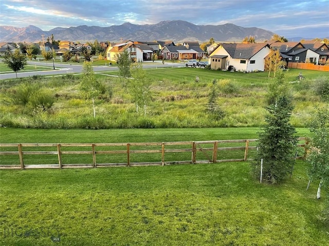 1792 Windrow Dr, Bozeman, MT 59718 - view of yard featuring a residential view and a mountain view
