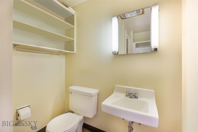 100 Nez Perce Rd, Butte, MT 59701 - bathroom with toilet and a sink