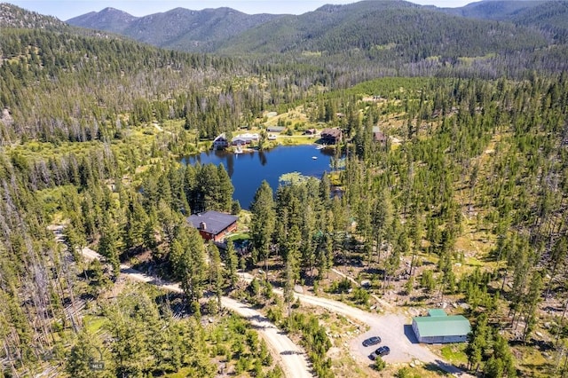 100 Nez Perce Rd, Butte, MT 59701 - aerial view of a heavily wooded area and a water and mountain view
