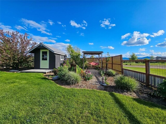 3950 Floweree, Helena, MT 59602 - view of yard with an outdoor structure