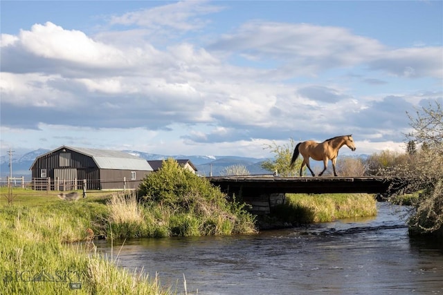 3950 Floweree, Helena, MT 59602 - water view with a barn