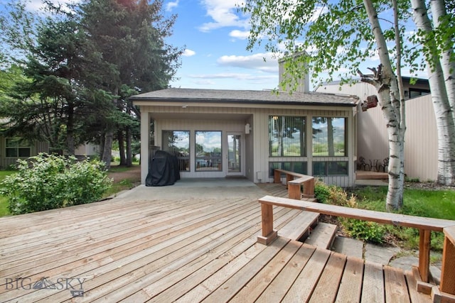 8A Gallatin Dr, Bozeman, MT 59718 - view of wooden terrace
