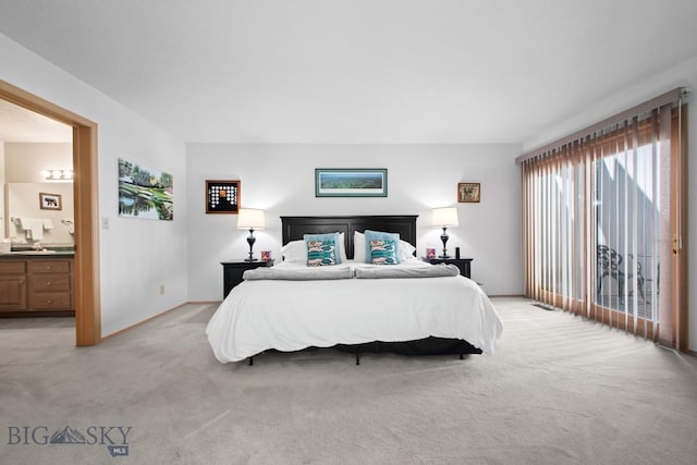 8A Gallatin Dr, Bozeman, MT 59718 - bedroom with light carpet and ensuite bathroom