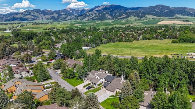8A Gallatin Dr, Bozeman, MT 59718 - aerial perspective of suburban area featuring a mountain backdrop
