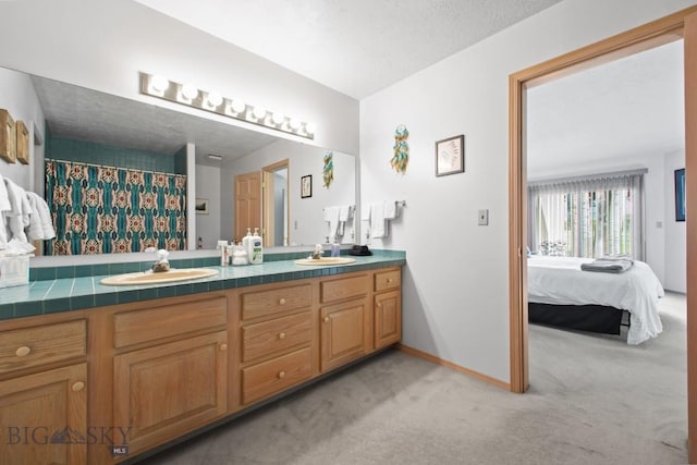 8A Gallatin Dr, Bozeman, MT 59718 - ensuite bathroom featuring double vanity and curtained shower
