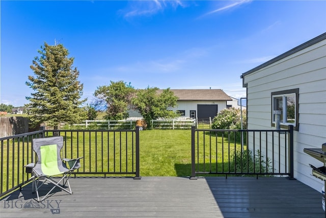 3575 Stucky Rd, Bozeman, MT 59715 - view of wooden deck