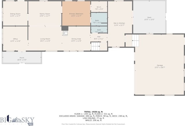 3575 Stucky Rd, Bozeman, MT 59715 - view of property floor plan