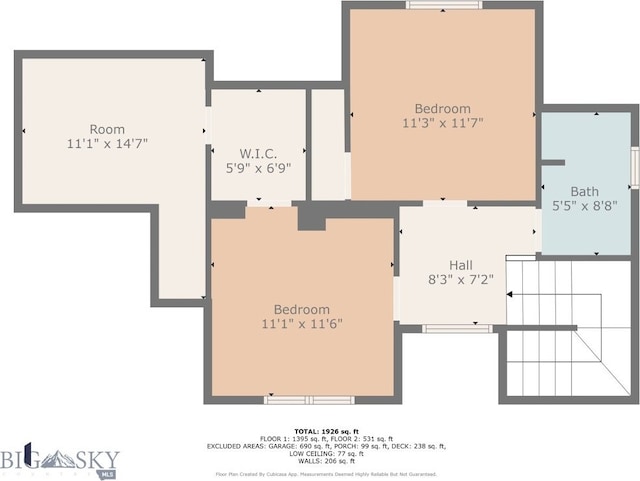 3575 Stucky Rd, Bozeman, MT 59715 - view of home floor plan