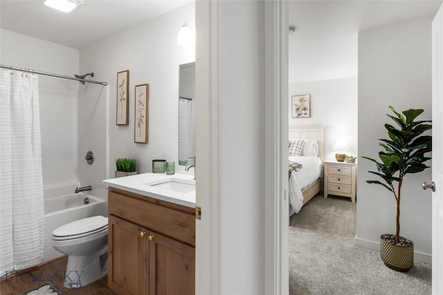 608 Mira Way Unit A, Belgrade, MT 59714 - full bathroom with vanity, shower / tub combo, and connected bathroom