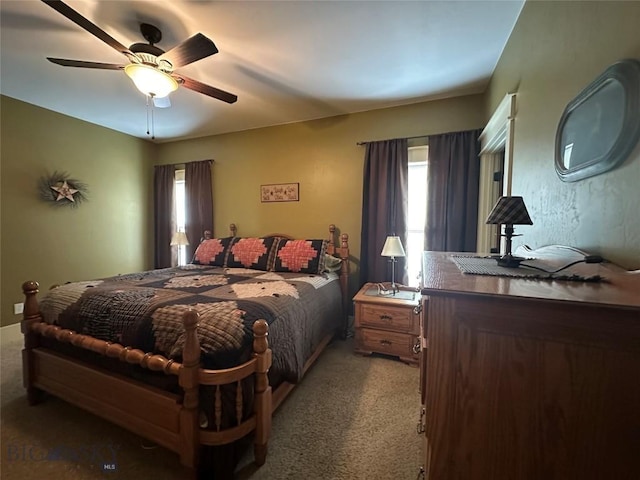 64 Mountain View Trl, White Sulphur Springs, MT 59645 - carpeted bedroom with ceiling fan