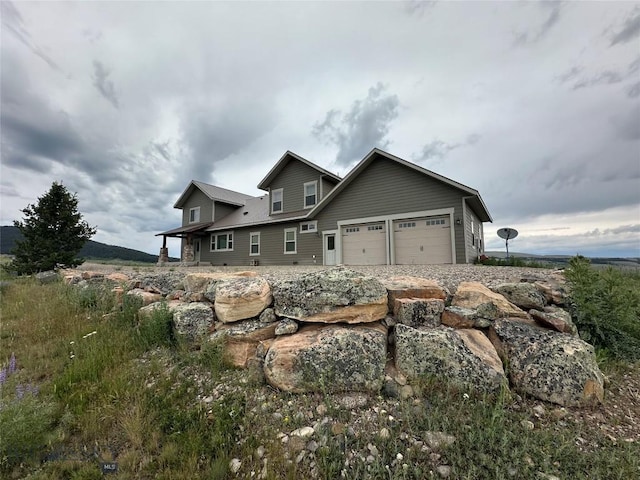 64 Mountain View Trl, White Sulphur Springs, MT 59645 - view of front of house featuring a garage